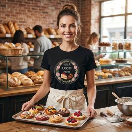 Camiseta Logotipo Personalizado de Padaria Personalizada 