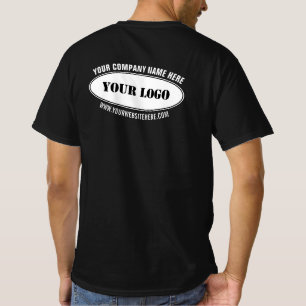 Camiseta Logotipo personalizado de sua empresa e T-Shirt de