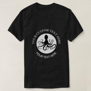 Camiseta Logotipo Personalizado do Octopus