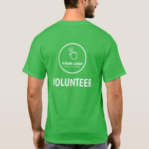 Camiseta Logotipo Personalizado do Voluntário para Eventos 