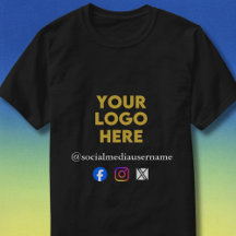 Logotipo Personalizado e Negócios de Mídia Social