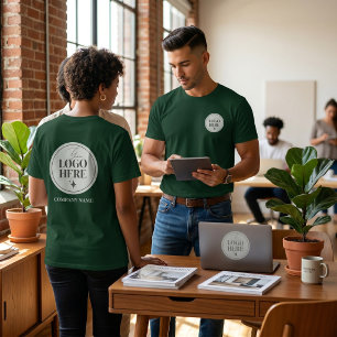 Camiseta Logotipo Personalizado e Nome da Empresa Promoção
