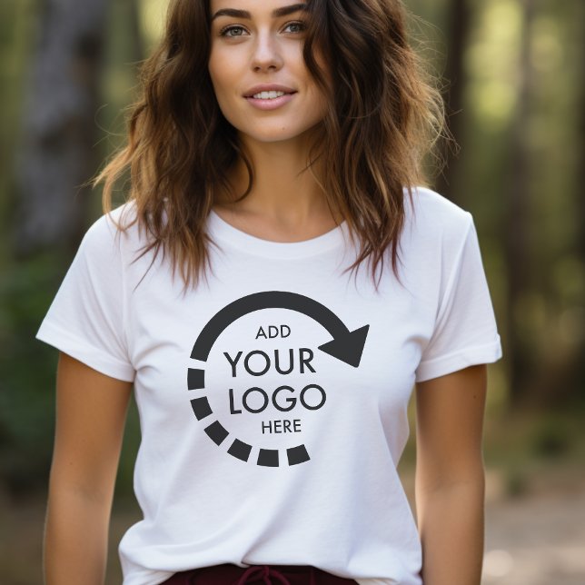 Camiseta Logotipo personalizado Funcionarios da empresa (Criador carregado)