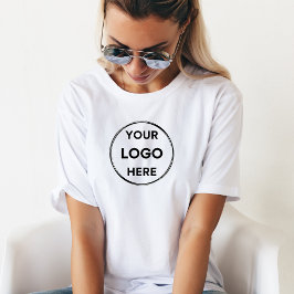 Camiseta Logotipo personalizado Funcionarios moderno da emp