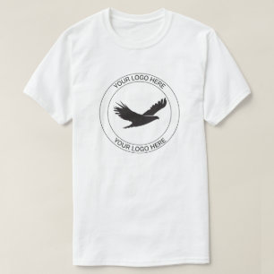 Camiseta Logotipo personalizado Logotipo da sua empresa ou