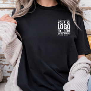 Camiseta Logotipo Personalizado, Logotipo de Negócios ou Ma