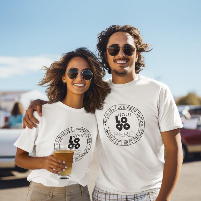 Camiseta Logotipo personalizado Modelo de descanso para cam (Criador carregado)