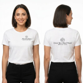 Camiseta Logotipo Personalizado Profissional Artista de Maq