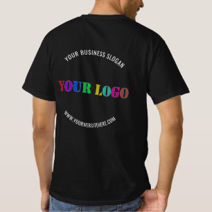Camiseta Logotipo personalizado Promocional de negócios Pe
