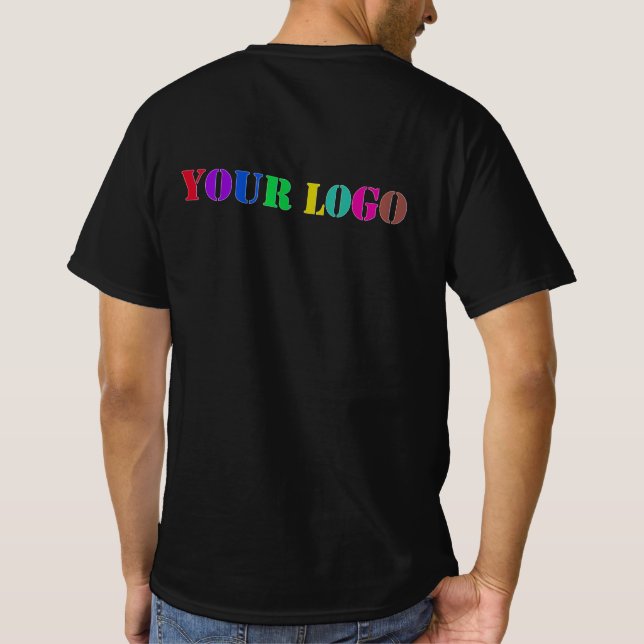 Camiseta Logotipo personalizado Promocional para sua empres (Verso)