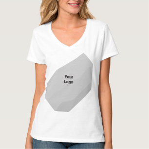 Camiseta Logotipo personalizado simples e elegante aqui    