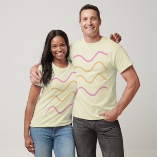 Camiseta Logotipo personalizado simples e elegante aqui emp