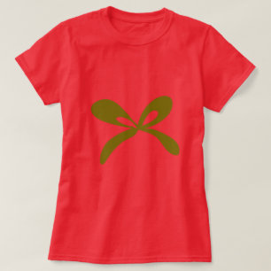 Camiseta Logotipo personalizado simples e elegante aqui emp