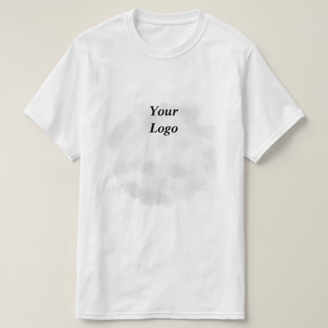 Camiseta Logotipo personalizado simples e elegante aqui na  (Frente do Design)