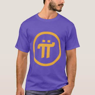 Camiseta Logotipo pi da rede Pi impresso T-Shirt