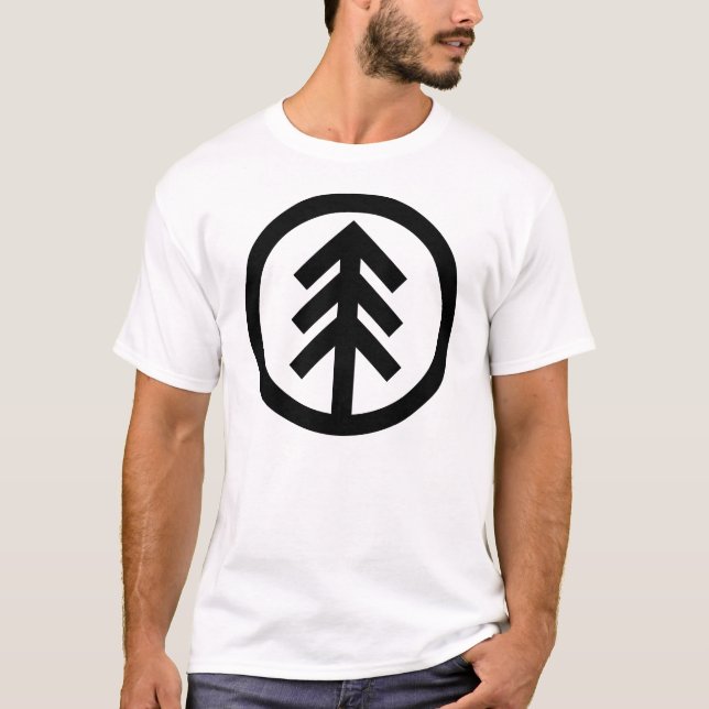 Camiseta Logotipo preto de IBT (Frente)