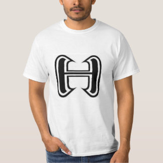 Camiseta Logotipo preto e branco