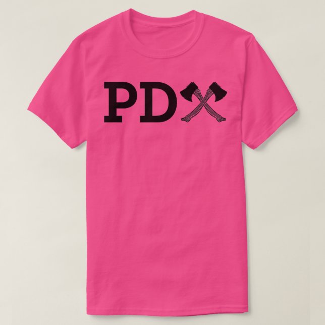 Camiseta Logotipo preto PDAxe (Frente do Design)