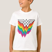 Logotipo Rainbow para a Mulher Maravilha