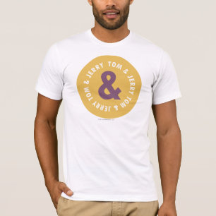 Camiseta Logotipo redondo 3 de Tom e de Jerry