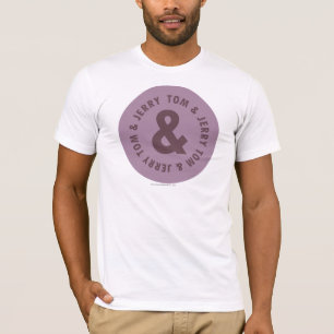Camiseta Logotipo redondo 7 de Tom e de Jerry