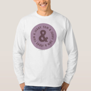 Camiseta Logotipo redondo 7 de Tom e de Jerry