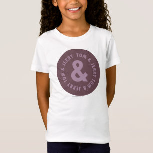 Camiseta Logotipo redondo 9 de Tom e de Jerry