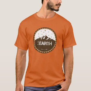 Camiseta Logotipo redondo Subdued da terra [alaranjado]