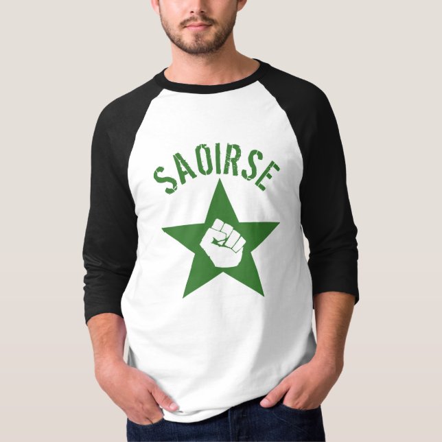 Camiseta Logotipo republicano do exército de Saoirse Iirsh (Frente)
