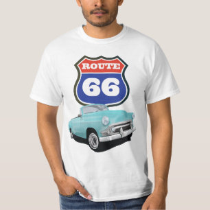 Camiseta Logotipo retrô da rota 66