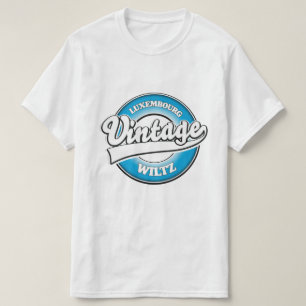 Camiseta Logotipo retrô de Wiltz Luxemburgo