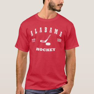 Camiseta Logotipo retro do hóquei de Alabama