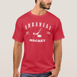 Camiseta Logotipo retro do hóquei de Arkansas