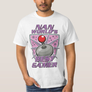 Camiseta Logotipo retro do melhor jogador do Nan World