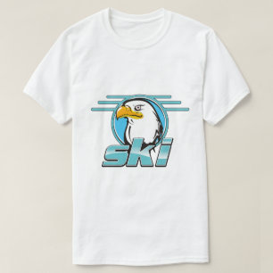 Camiseta Logotipo Retro Golden Eagle Ski