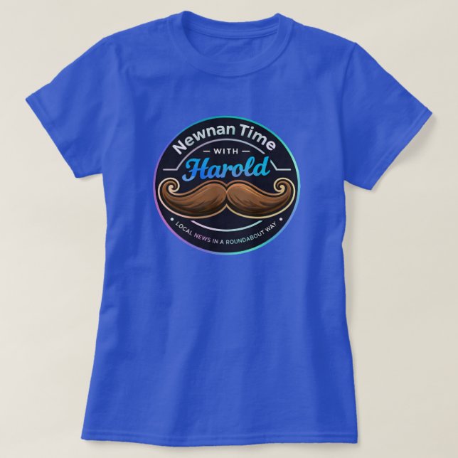 Camiseta Logotipo Retro Harold (Frente do Design)