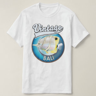 Camiseta Logotipo retrô Vintage Bali