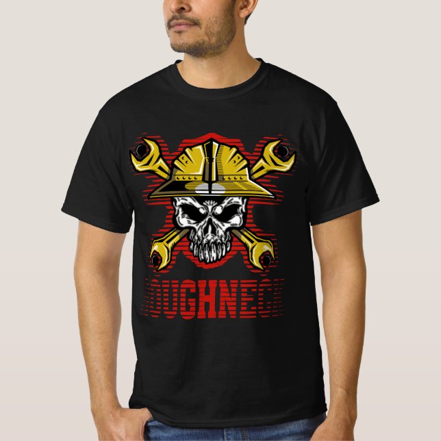 Camiseta logotipo ROUGHNECK SKULL (Frente)