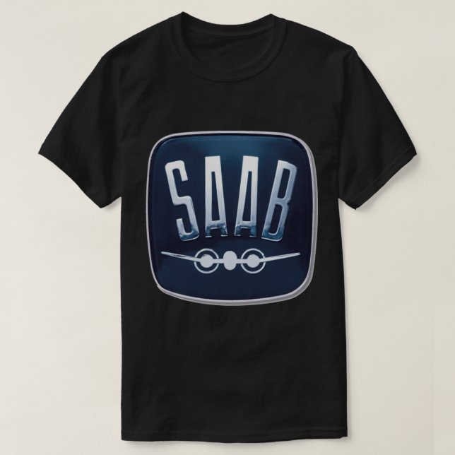 Camiseta Logotipo SAAB (Frente do Design)