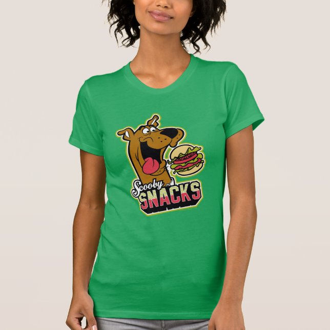 Camiseta Logotipo Scooby-Doo "Scooby Snacks" (Frente)