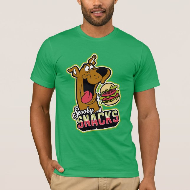 Camiseta Logotipo Scooby-Doo "Scooby Snacks" (Frente)