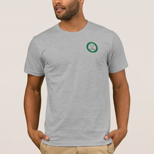 Camiseta Logotipo sempre GOLF Cinza Legal T-Shirt (Frente)