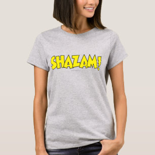 Camiseta Logótipo Shazam Amarelo