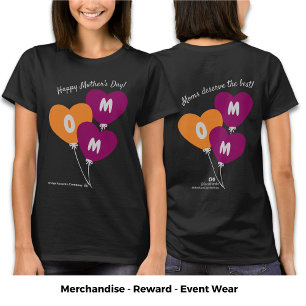 Camiseta Logotipo Social Conectivo de Dia das Mães Promocio