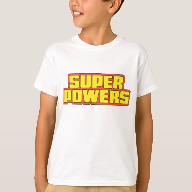Camiseta Logotipo Super Powers™ Amarelo (Frente)