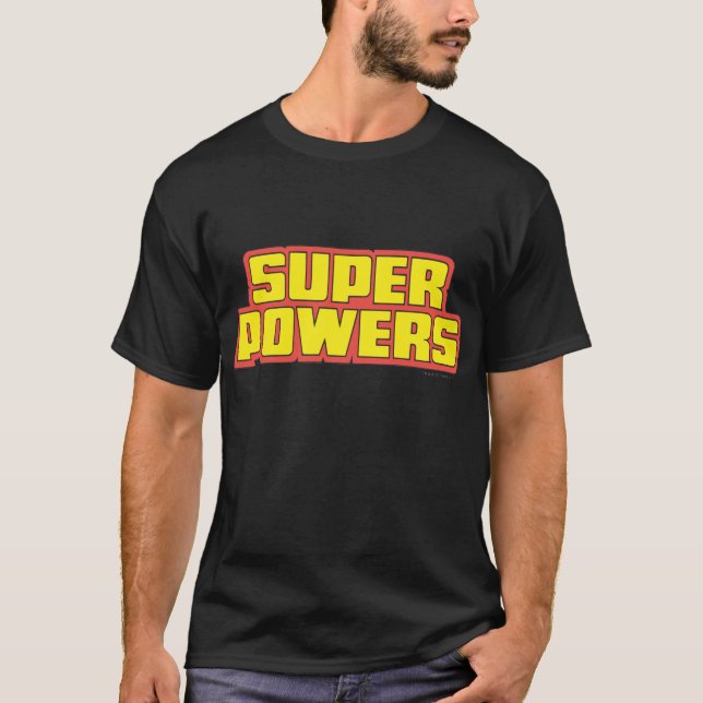 Camiseta Logotipo Super Powers™ Amarelo (Frente)