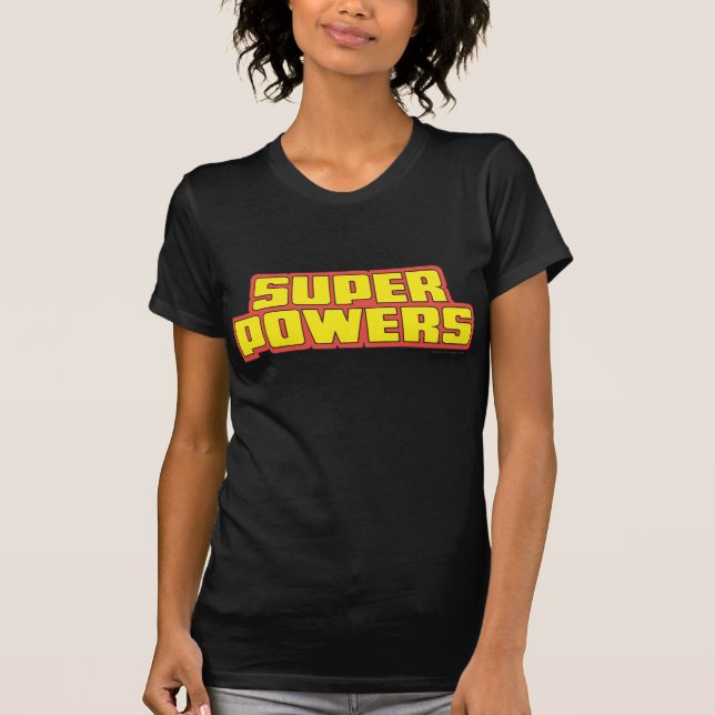 Camiseta Logotipo Super Powers™ Amarelo (Frente)
