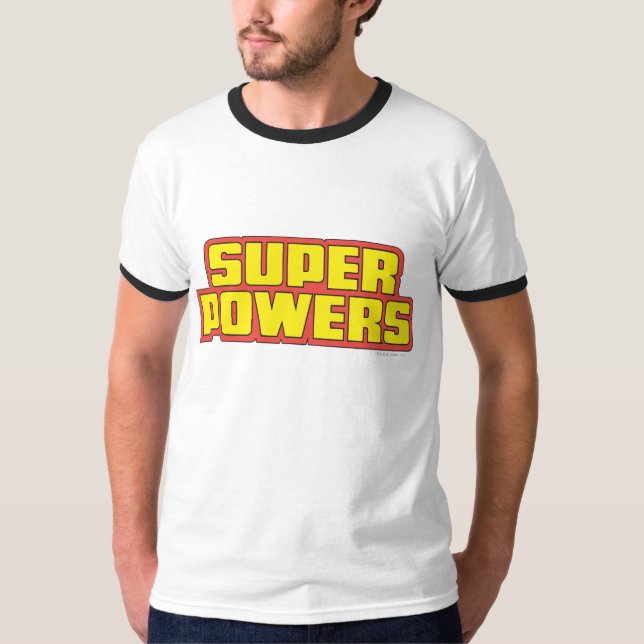 Camiseta Logotipo Super Powers™ Amarelo (Frente)
