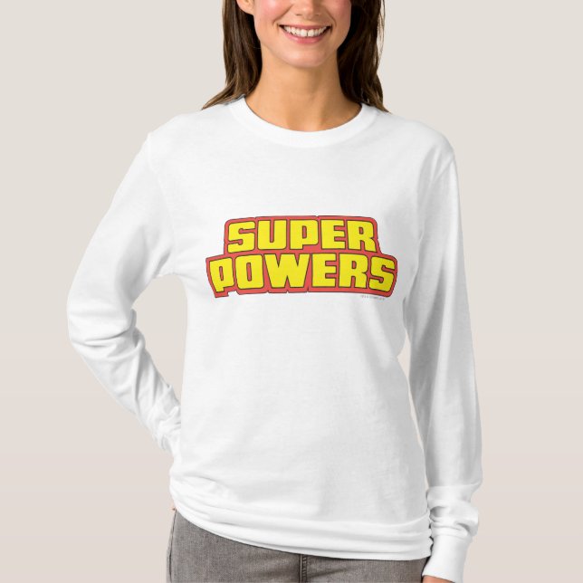 Camiseta Logotipo Super Powers™ Amarelo (Frente)