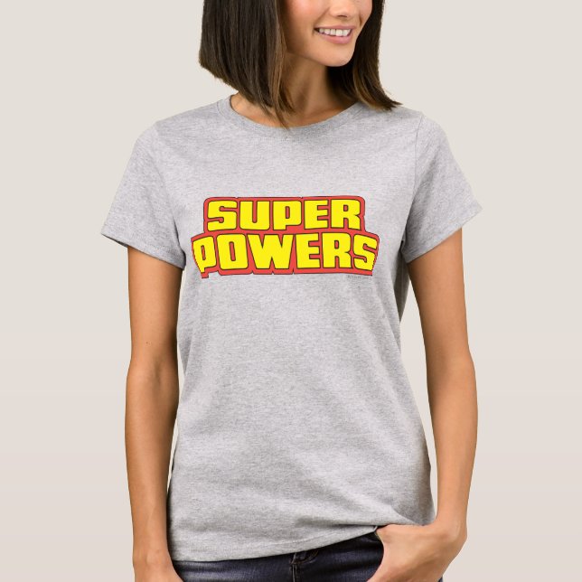Camiseta Logotipo Super Powers™ Amarelo (Frente)